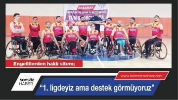 Engellilerden haklı sitem;