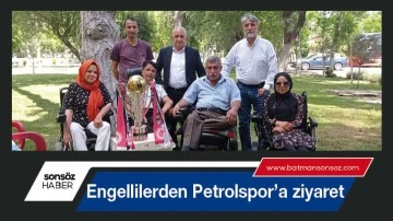 Engellilerden Petrolspor&rsquo;a ziyaret