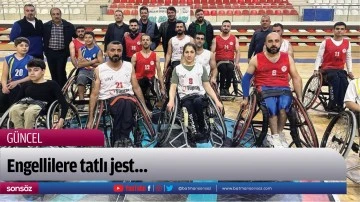 Engellilere tatlı jest&hellip;