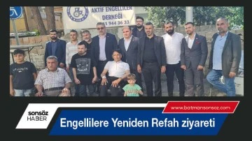 Engellilere Yeniden Refah ziyareti