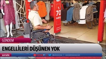 Engellileri d&uuml;ş&uuml;nen yok