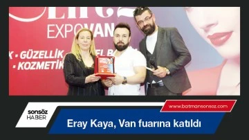 Eray Kaya, Van fuarına katıldı