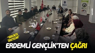 Erdemli Gen&ccedil;lik&rsquo;ten &ccedil;ağrı: &ldquo;Birlikte &uuml;retelim&rdquo;