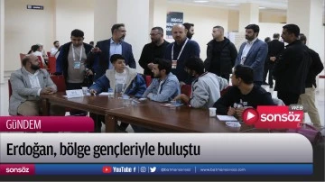 Erdoğan, bölge gençleriyle buluştu