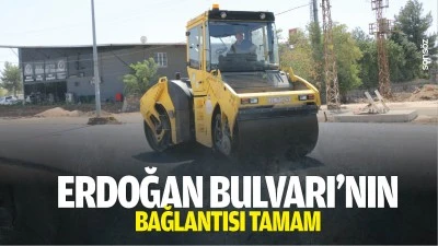 Erdoğan Bulvarı'nın bağlantısı tamam