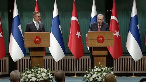 Erdoğan ve Stubb Ortak Basın Toplantısı D&uuml;zenledi