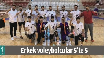 ERKEK VOLEYBOLCULAR 5&rsquo;TE 5 