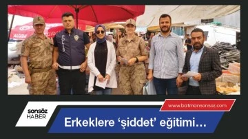 Erkeklere &lsquo;şiddet&rsquo; eğitimi&hellip;