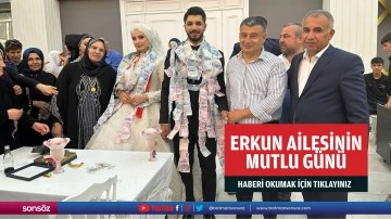 Erkun ailesinin mutlu g&uuml;n&uuml;