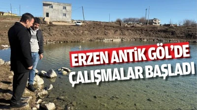 Erzen Antik G&ouml;l&rsquo;de &ccedil;alışmalar başladı