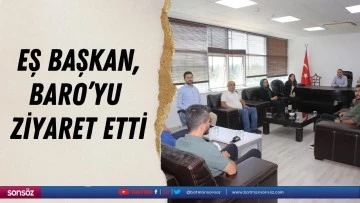 Eş Başkan, Baro&rsquo;yu ziyaret etti