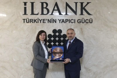 Eş Başkan Bucak, İlbank Genel M&uuml;d&uuml;r&uuml; ile g&ouml;r&uuml;şt&uuml;