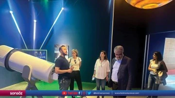 Eş Başkan Bucak, Konya Bilim Merkezini inceledi