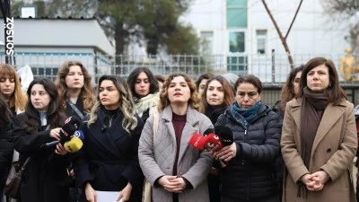 Eş Başkan Bucak, Narin G&uuml;ran i&ccedil;in d&uuml;zenlenen a&ccedil;ıklamaya katıldı
