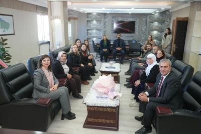 Eş Başkan Bucak&rsquo;tan Hilvan Belediyesine ziyaret