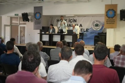 Eş Başkan Hatun, &Ccedil;ınar&rsquo;daki muhtarlar ile bir araya geldi
