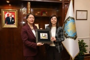 Eş Başkan Hatun, enerji projeleri i&ccedil;in TSKB ile g&ouml;r&uuml;şt&uuml;