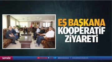 Eş Başkana kooperatif ziyareti