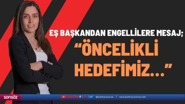 Eş Başkandan engellilere mesaj