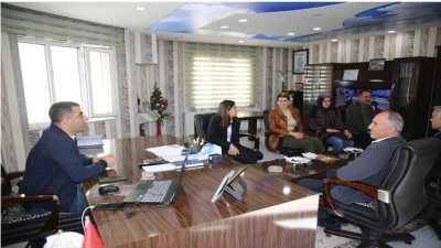 Eş Başkanlar, Başkan Ekremoğlu&rsquo;lu ile g&ouml;r&uuml;şt&uuml;