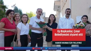 Eş Başkanlar, &Ccedil;ınar Belediyesini ziyaret etti