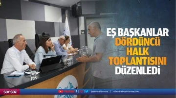 Eş Başkanlar, d&ouml;rd&uuml;nc&uuml; halk toplantısını d&uuml;zenledi