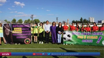 Eş Başkanlar futbol turnuvalarını izledi