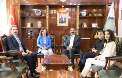 Eş Başkanlar, İlbank B&ouml;lge M&uuml;d&uuml;r&uuml;&rsquo;n&uuml; ağırladı