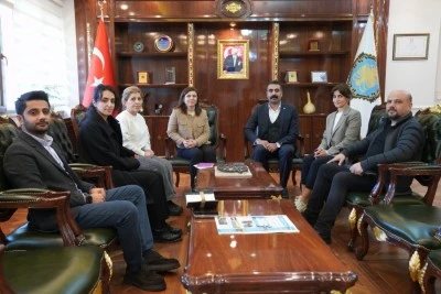 Eş Başkanlar, Mimarlar Odası y&ouml;neticilerini ağırladı