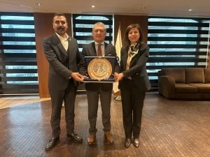 Eş Başkanlar, T&Uuml;SİAD Başkanı ile g&ouml;r&uuml;şt&uuml;: Ortak projeler oluşturulacak