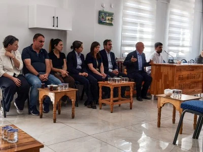 Eşbaşkan Bucak, &Ccedil;ermik&rsquo;te yaşamını yitiren 4 yurttaşın taziyesine katıldı