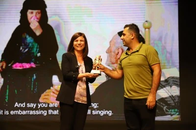 Eşbaşkan Bucak, FilmAmed Festivali &ouml;d&uuml;l t&ouml;renine katıldı