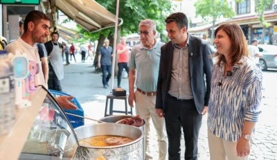 Eşbaşkan Bucak, Gazi Caddesi esnafını ziyaret etti