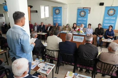 Eşbaşkan Bucak, Hazro&rsquo;da muhtarlarla bir araya geldi