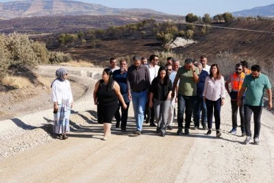 Eşbaşkan Bucak, Lice&rsquo;deki yol &ccedil;alışmasını yerinde inceledi