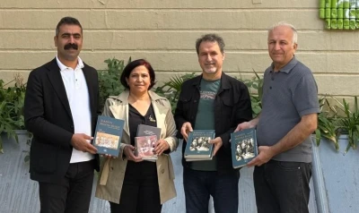 Eşbaşkan Hatun, Barcelona&rsquo;da sanat&ccedil;ılarla g&ouml;r&uuml;şt&uuml;
