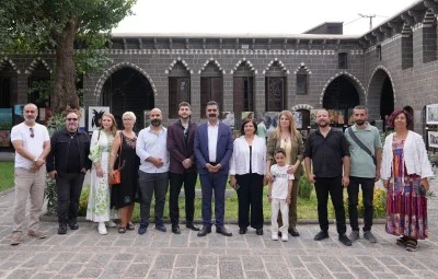 Eşbaşkan Hatun, 'Taşın ve Rengin Hafızası' ile Gabriel&rsquo;e Vefa sergilerinin a&ccedil;ılışına katıldı
