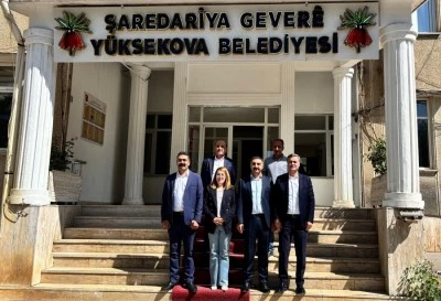 Eşbaşkan Hatun, Y&uuml;ksekova Belediyesini ziyaret etti