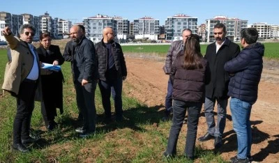 Eşbaşkanlar, bağımlılıkla m&uuml;cadele merkezi i&ccedil;in saha incelemesi yaptı