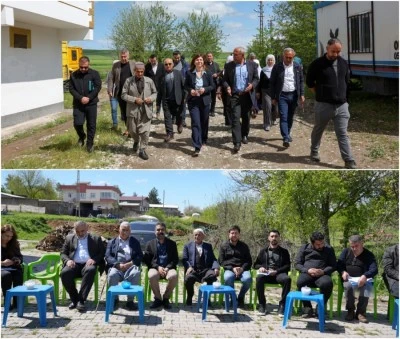 Eşbaşkanlar Sur&rsquo;un kırsal mahallelerinde yurttaşları dinledi