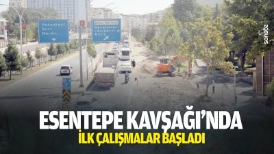 Esentepe Kavşağı&rsquo;nda ilk &ccedil;alışmalar başladı