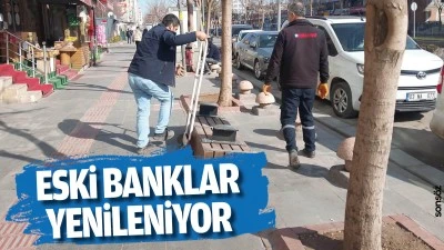 Eski banklar yenileniyor