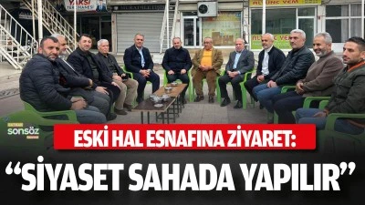 Eski Hal Esnafına ziyaret