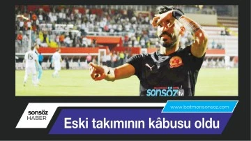 Eski takımının k&acirc;busu oldu
