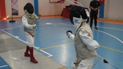 Eskrimciler, Gaziantep'te piste &ccedil;ıktı