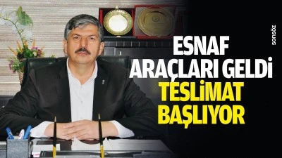 Esnaf ara&ccedil;ları geldi, teslimat başlıyor