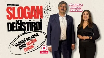 Esnaf Başkanı &Ccedil;ift&ccedil;i, slogan değiştirdi: &ldquo;Değişimi başardık, şimdi gelişim zamanı&rdquo;