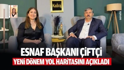 Esnaf Başkanı &Ccedil;ift&ccedil;i, yeni d&ouml;nem yol haritasını a&ccedil;ıkladı