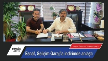 Esnaf, gelişim garaj&rsquo;la indirimde anlaştı