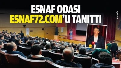 Esnaf Odası, esnaf72.com&rsquo;u tanıttı